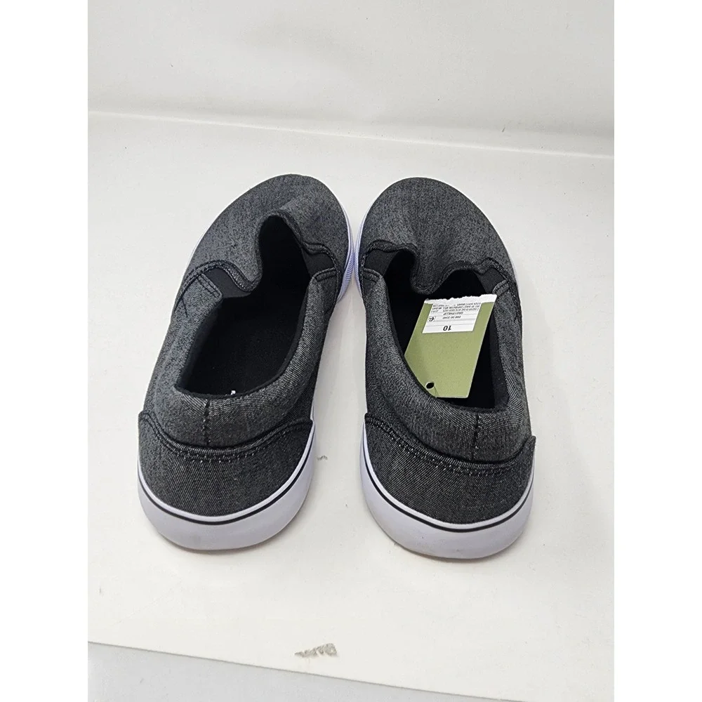 Goodfellow & Co Mens Phillip Slip On Shoes Gray Cotton Blend Casual Size 10